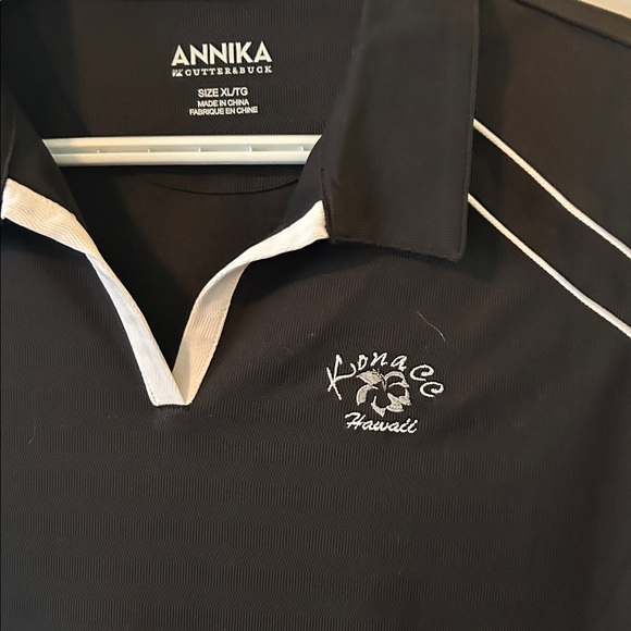 Annika Black Polo Shirt - Picture 2 of 3
